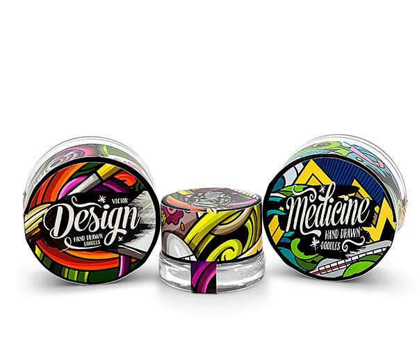 Vidrio 7 stickers
