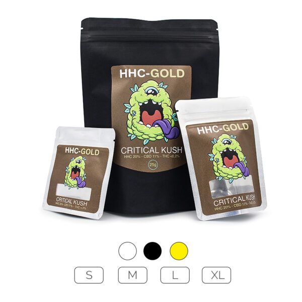 Mylar bags with stickers