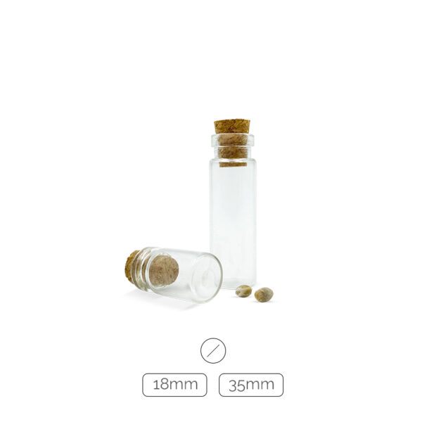 Glass tubes for seeds