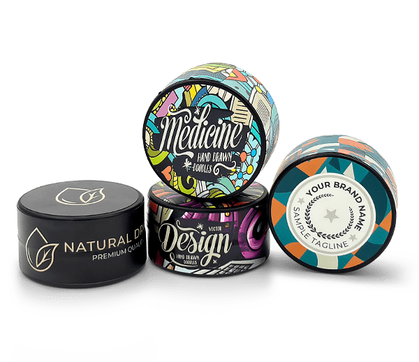 Botes 5ml personalizados con stickers