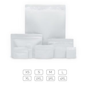 Aluminum White Mylar bags